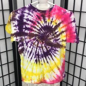 Hand Tied Tye Dye Shirt NWOT Preshrunk